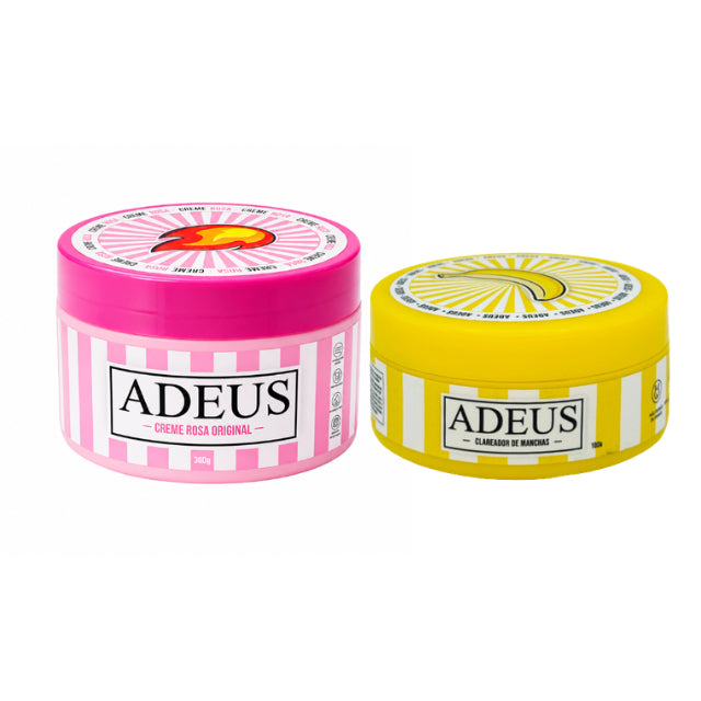 Adeus Creme-Set – Multi-Aktions Körpercreme 300g + Dunkle-Flecken-Korrekturcreme 100g